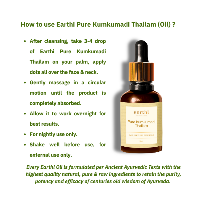 Earthi Pure Kumkumadi Thailam