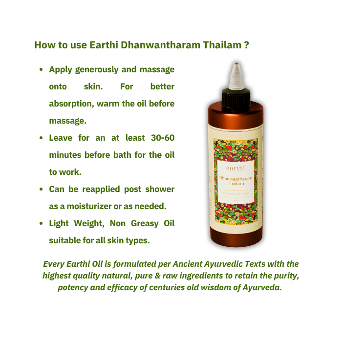 Earthi Dhanwantharam Thailam